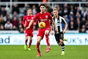 Images Dated 25th February 2017: Callum O'Dowda in Action: Newcastle United vs. Bristol City, Sky Bet EFL Championship (2017)