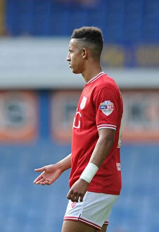 Images Dated 8th August 2015: Callum Robinson in Action: Bristol City vs. Sheffield Wednesday (August 8, 2015)
