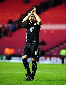 Middlesbrough V Bristol City Prints: Captain Louis Carey Appreciates Traveling Fans: Middlesbrough vs. Bristol City