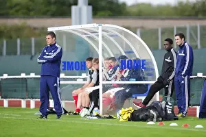 Bristol City U18s V Sheffield United Prints: Carlos Anton Guides Bristol City U18s Against Sheffield United