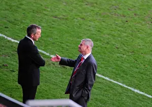 Celebrating Bristol City's Hard-Fought 1-0 Championship Win over Peterborough: Keith Millen and Steve Lansdown Embrace Success (2010)