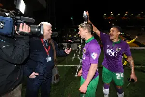 Celebrating Promotion: Emotional Moment between James Tavernier and Joe Bryan