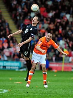 Images Dated 2nd May 2010: Challenge for Supremacy: Carey vs. Taylor-Fletcher in the Championship Clash between Blackpool