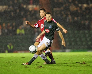 Plymouth Argyle V Bristol City Collection: Champion Clash: Bristol City vs Plymouth Argyle - Football Rivalry from the 08-09 Season