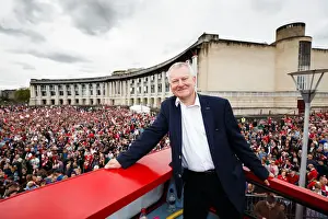 Champions Triumph: Throngs Gather for Bristol City's Open Top Bus Parade