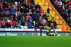 Bristol City V Burnley Prints: Championship Championship: Albert Adomah's Last-Minute Winner for Bristol City vs