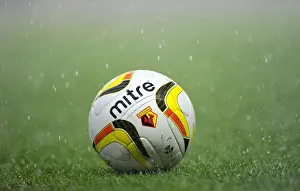 Bristol City V Watford (Postponed) Prints: Championship Clash Between Bristol City and Watford Postponed: Ashton Gate Stadium Falters Under Heavy Rain