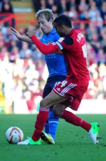 Championship Clash: Fontaine vs Becchio - A Battle of Stars at Ashton Gate