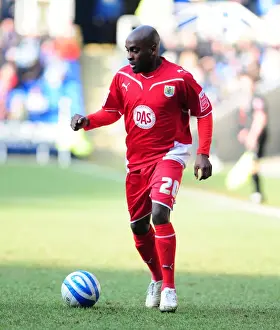 Reading V Bristol City Prints: Championship Clash: Jamal Campbell-Ryce in Action for Bristol City vs