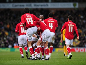 Norwich City V Bristol City Prints: The Championship Clash: Norwich City vs