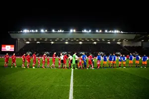 Bristol City V Sheffield Wednesday Prints: Championship Clash: Post-Match Handshake - Bristol City vs Sheffield Wednesday