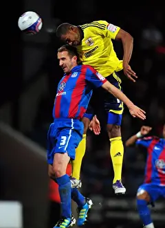 Crystal Palace V Bristol City Prints: Championship Football: Marvin Elliott's Close Call for Bristol City Against Crystal Palace - 15/10/2011