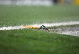 Images Dated 26th December 2012: Championship Match Between Bristol City and Watford Postponed: Heavy Rain at Ashton Gate Stadium