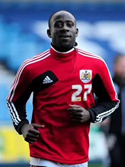 2012 Prints: Championship Showdown: Albert Adomah of Bristol City Faces Millwall at The Den, 2013