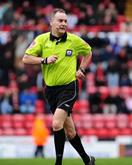 Bristol City V Nottingham Forest Prints: Championship Showdown at Ashton Gate: Ref's Contentious Call Decides Fate of Bristol City vs