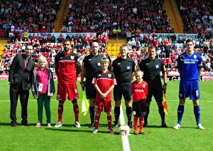 Bristol City V Cardiff City Prints: Championship Showdown: Bristol City vs. Cardiff City at Ashton Gate Stadium, August 2012