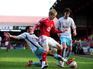 Bristol City V Burnley Prints: Championship Showdown: Bristol City vs Burnley at Ashton Gate Stadium (19/03/2011)