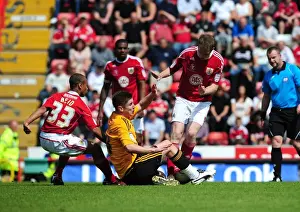 Bristol City V Hull City Prints: Championship Showdown: Bristol City vs Hull City at Ashton Gate Stadium - May 7, 2011
