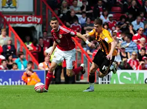 Bristol City V Hull City Prints: Championship Showdown: Bristol City vs Hull City at Ashton Gate Stadium - May 7, 2011
