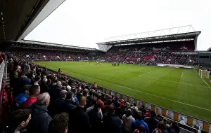 Bristol City V Newcastle United Prints: Championship Showdown: Bristol City vs Newcastle United at Ashton Gate