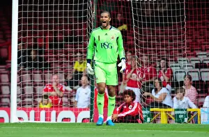 Season 11-12 Prints: Championship Showdown: David James in Action - Bristol City vs