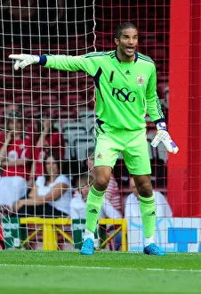 Season 11-12 Prints: Championship Showdown: David James in Action - Bristol City vs