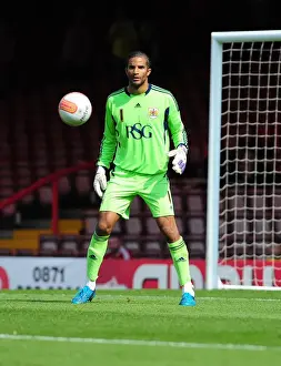 Season 11-12 Prints: Championship Showdown: David James in Action - Bristol City vs. West Brom, July 30, 2011