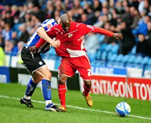 Framed Print : Championship Showdown: Jamal Campbell-Ryce Fouled by Darren Purse - Sheffield Wednesday vs. Bristol City (05 / 04 / 2010) Framed Print : Championship Showdown: Jamal Campbell-Ryce Fouled by Darren Purse - Sheffield Wednesday vs. Bristol City (05 / 04 / 2010)
