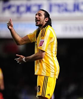 Images Dated 20th March 2010: Championship Showdown: Jonas Gutierrez in Action for Newcastle United vs