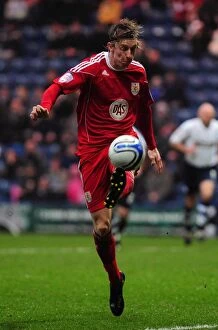 Images Dated 5th February 2011: Championship Showdown: Martyn Woolford in Action - Bristol City vs. Preston North End (2011)