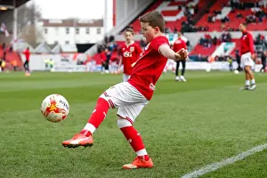 Framed Print : Championship Showdown: Mascots Clash at Ashton Gate - Bristol City vs. Cardiff City Framed Print : Championship Showdown: Mascots Clash at Ashton Gate - Bristol City vs. Cardiff City