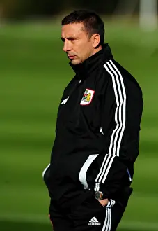 Derek McInnes Prints: Championship Showdown: McInnes at Ashton Gate - Bristol City vs. Opponent (October 2011)