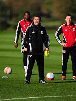 Derek McInnes Prints: Championship Showdown: McInnes at Ashton Gate - Bristol City vs. Opponent (October 2011)