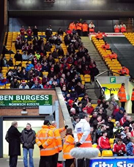 Images Dated 14th March 2011: The Championship Showdown: Norwich City vs. Bristol City - A Football Rivalry Unfolds: Season 10-11