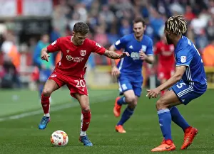 Bristol City V Birmingham City Prints: Championship Showdown: Paterson vs Shotton Clash at Ashton Gate (May 2017)
