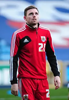 2012 Prints: Championship Showdown: Paul Anderson of Bristol City Faces Off Against Millwall