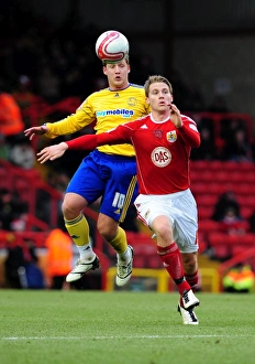 Championship Showdown: Ribeiro vs. Commons - A Battle for Ball Supremacy (Bristol City vs. Derby County, 11-12-2010)