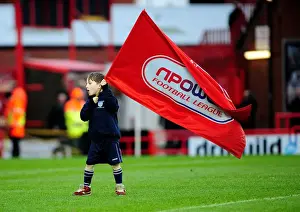 2012 Prints: Championship Showdown: A Riveting Football Battle - Bristol City vs