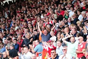 Images Dated 25th August 2012: Championship Showdown: A Sea of Passion - Bristol City vs. Cardiff City at Ashton Gate Stadium