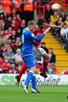 Bristol City V Birmingham City Prints: Championship Showdown: Skuse vs Wood - October 2011, Bristol City vs Birmingham City