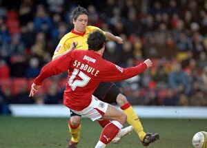 Images Dated 26th December 2008: The Championship Showdown: Watford vs. Bristol City (08-09) - A Titanic Battle between Two Title