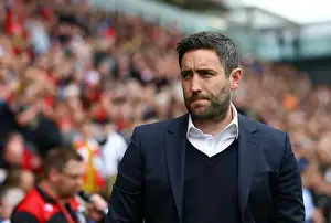 Framed Print : Charging Ahead: Lee Johnson Leads Bristol City Against Birmingham City in Sky Bet Championship (May 7, 2017)