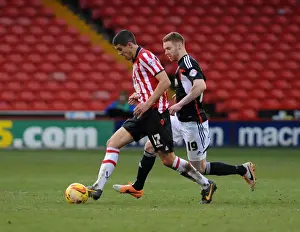Sheffield United V Bristol City Prints: Chasing Glory: Pearson Pursues Coady in Sheffield United vs. Bristol City Clash, 2014