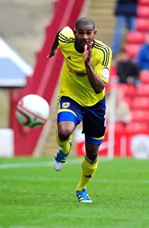 Barnsley V Bristol City Prints: Chasing the Win: Marvin Elliott of Bristol City in Pursuit during Barnsley vs