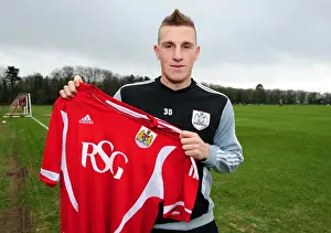 Training 12-1-12 Prints: Chris Wood: Bristol City's New Striker Gears Up for Action in Training