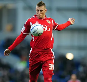 Brighton V Bristol City Prints: Chris Wood Faces Off Against Brighton: Bristol City in Championship Clash - 14/01/2012