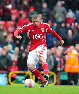 Bristol City V Coventry City Prints: Chris Wood Scores Third Goal: Bristol City vs Coventry City