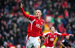 Bristol City V Coventry City Prints: Chris Wood's Hat-Trick: Unforgettable Glory - Bristol City's Epic Comeback at Ashton Gate