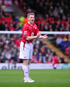 Christian Ribeiro in Championship Action: Bristol City vs Newcastle United at Ashton Gate Stadium (2010)