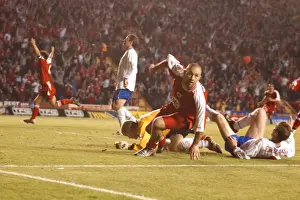 Christian Roberts in Action for Bristol City vs Hartlepool United (03-04)